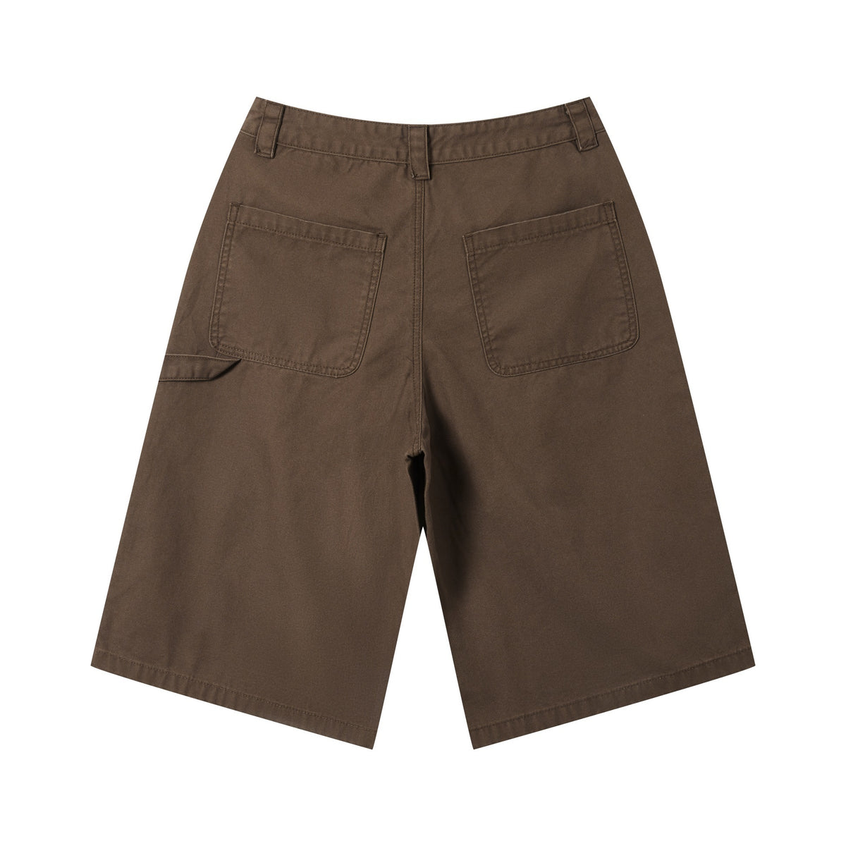 310GSM Heavyweight Cotton Enzyme Washed Distressed Workwear Pants Coffee