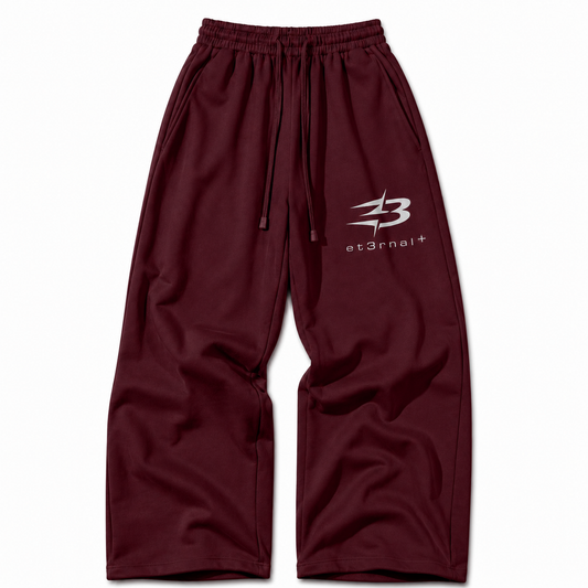 Heavyweight Wide Leg Panel Sweatpants